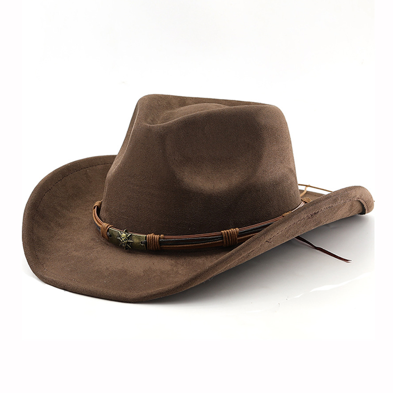 Topi Koboi Barat Bahan Suede u - Cowboy Hat Straw ulasan dan harga