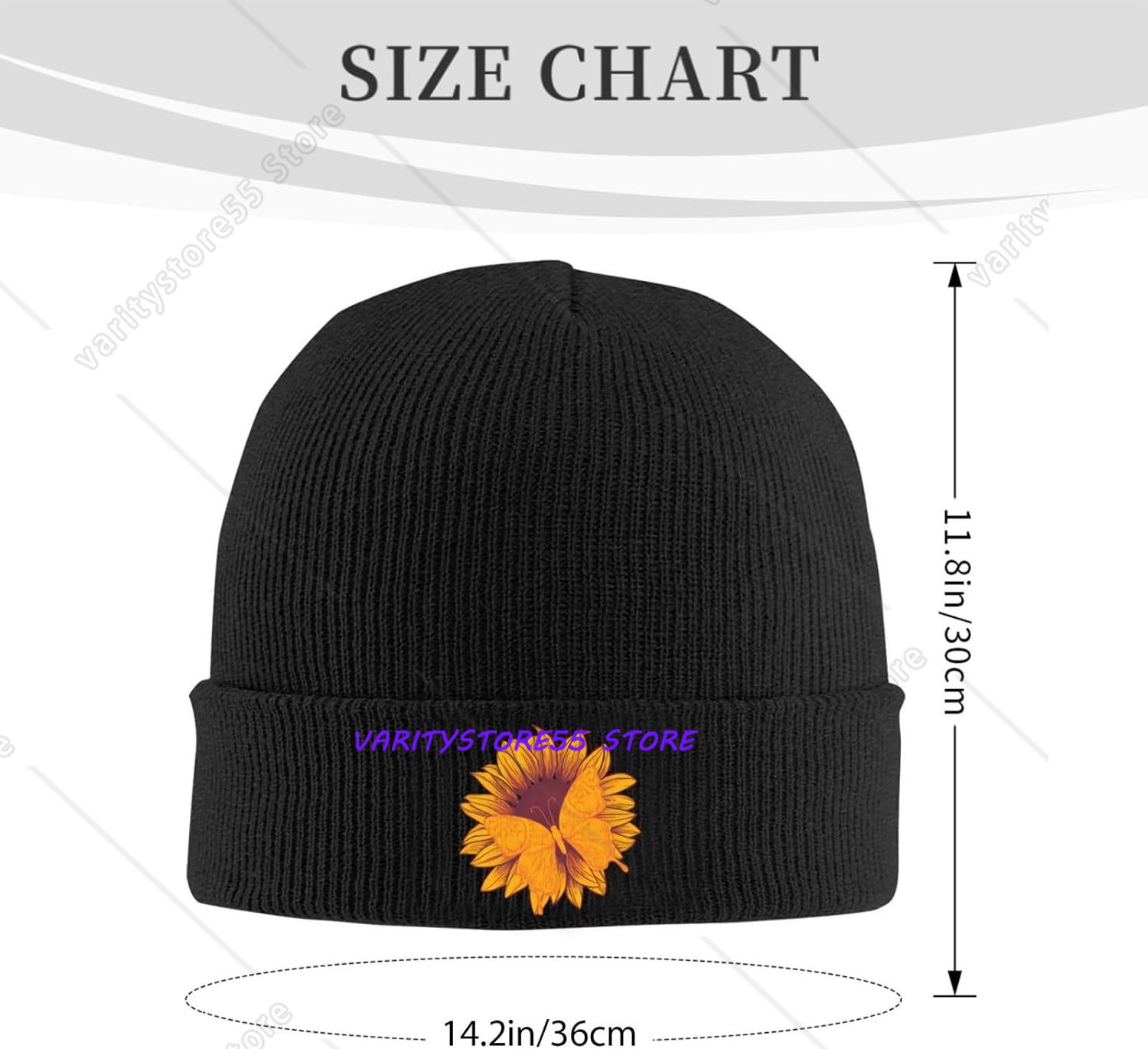 Topi Kupluk Rajut Motif Bunga  - Beanie Cuffed Knit ulasan dan harga