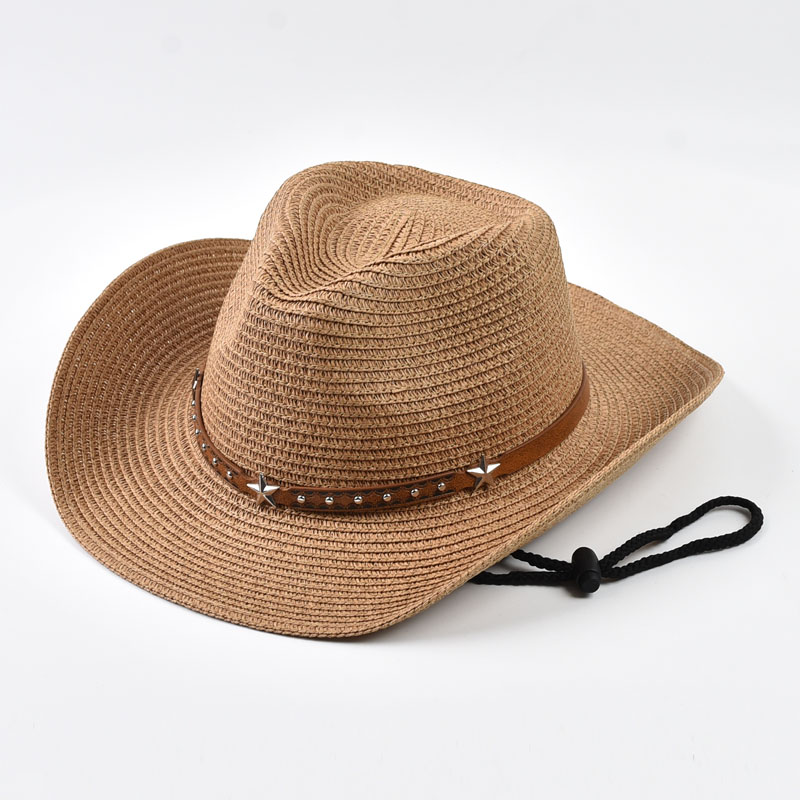 Topi Koboi Wanita Bahan Jerami - Cowboy Hat Straw ulasan dan harga