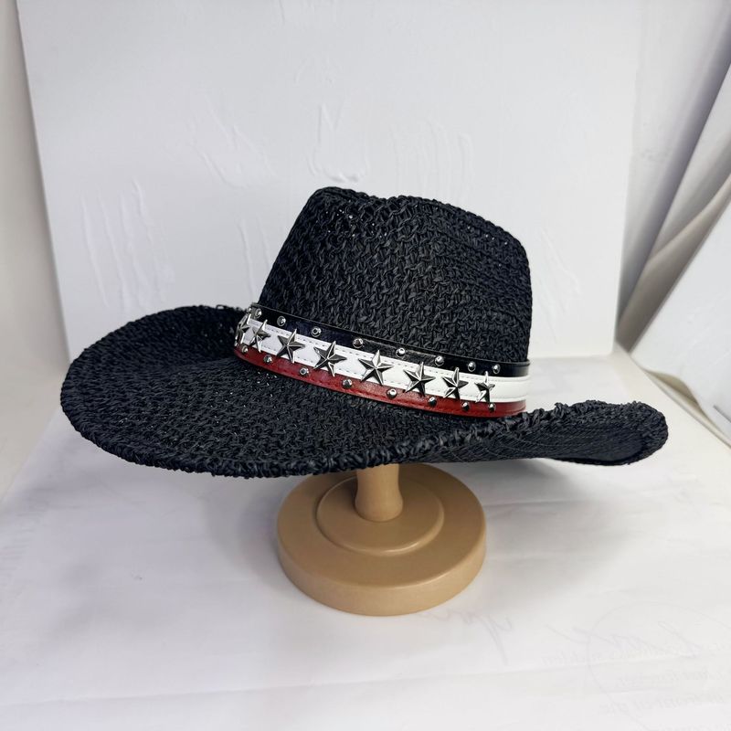 Topi pantai pelindung matahari - Cowboy Hat Straw ulasan dan harga